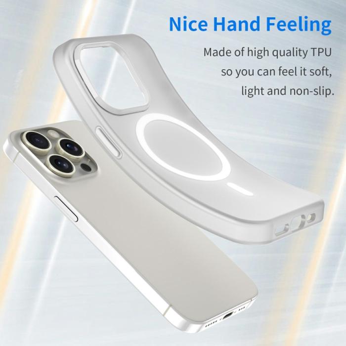 Bild 4, iPhone 16 Pro Max Skal MagSafe Slim Matt Vit