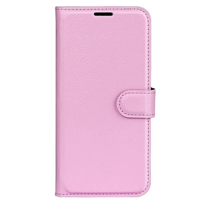 Bild 5, Xiaomi Redmi Note 12 4G Fodral Litchi Läder Ljus Rosa