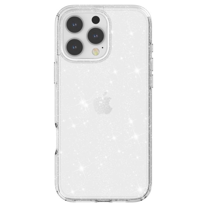 Bild 3, iPhone 16 Pro Skal Glitter Transparent