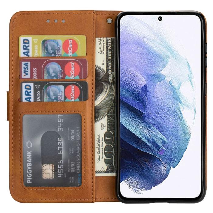 Bild 2, Samsung Galaxy S23 Plus Fodral Multifunktionell Brun