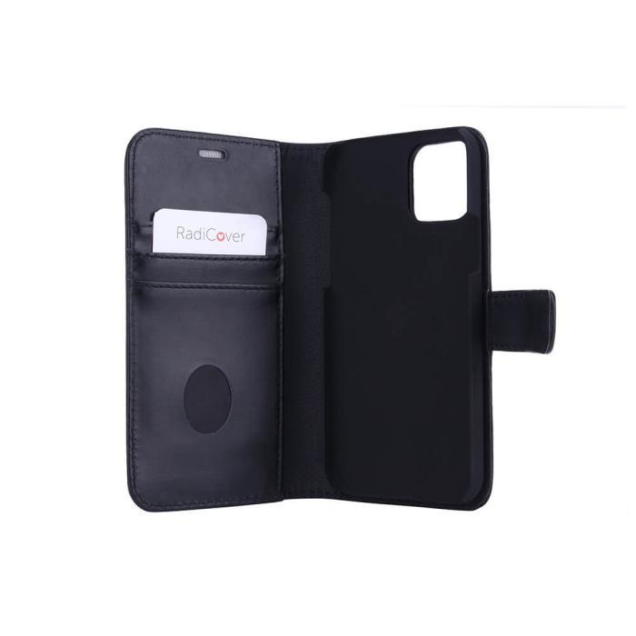 Bild 4, Radicover iPhone 12/12 Pro Mobilfodral 2in1 Äkta Läder Svart