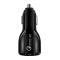 Wozinsky Universal 2x USB 3.1A Billaddare Svart