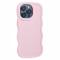 iPhone 14 Pro Max Mobilskal Wavy Ljus Rosa