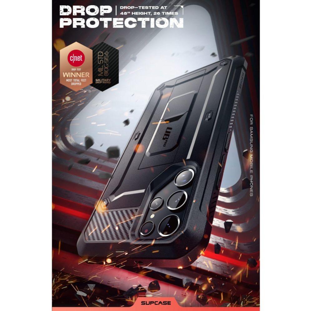 Supcase Samsung Galaxy S22 Ultra Skal 2-SET Unicorn Beetle Pro Svart
