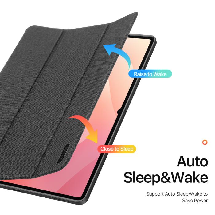 Bild 6, DUX DUCIS Galaxy Tab S11 Ultra Fodral DOMO Tri-Fold Svart