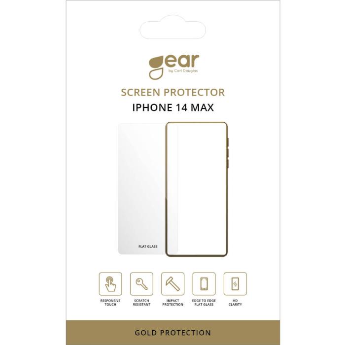 Bild 2, GEAR iPhone 14 Plus Skärmskydd 2.5D Heltäckande Härdat Glas