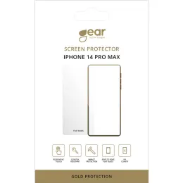 GEAR iPhone 14 Pro Max Skärmskydd 2.5D Heltäckande Härdat Glas