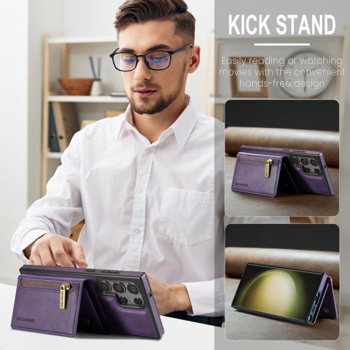 Bild 5, DG.MING Galaxy S24 Skal 2in1 Magnetisk Avtagbart RFID Kortfack