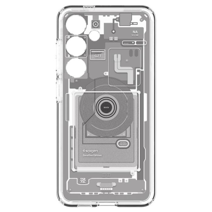 Bild 3, Spigen Galaxy S24 Skal Ultra Hybrid Zero One White