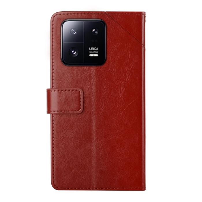 Bild 3, Xiaomi 13 5G Fodral Y-Design Läder Brun