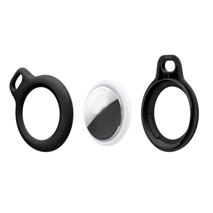 Bild 3, Tech-Protect Apple AirTag 2/1 2-PACK Hållare Rough Chain Svart