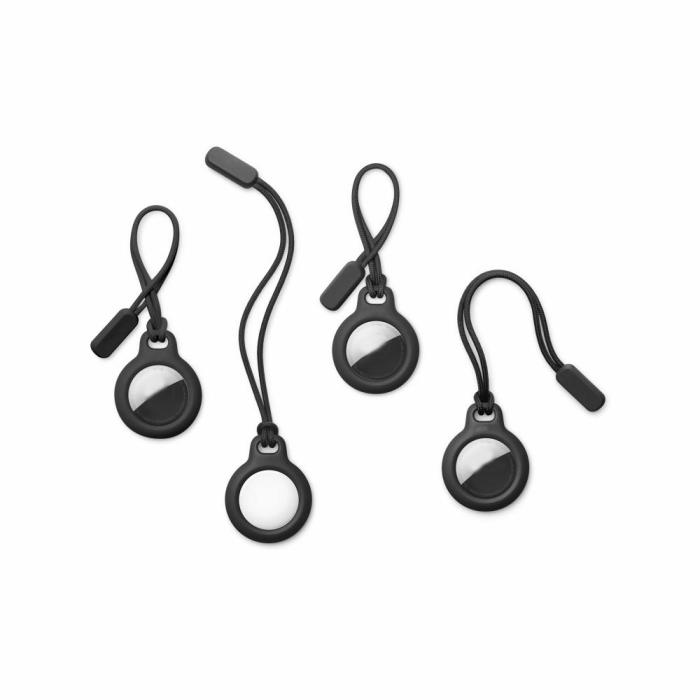 Bild 5, Tech-Protect Apple AirTag 2/1 2-PACK Hållare Rough Chain Svart