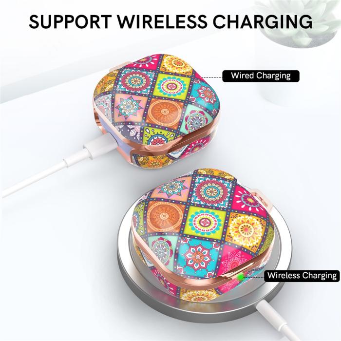 Bild 5, AHASTYLE Galaxy Buds 2/2 Pro/Pro/Live Skal Pattern Boho