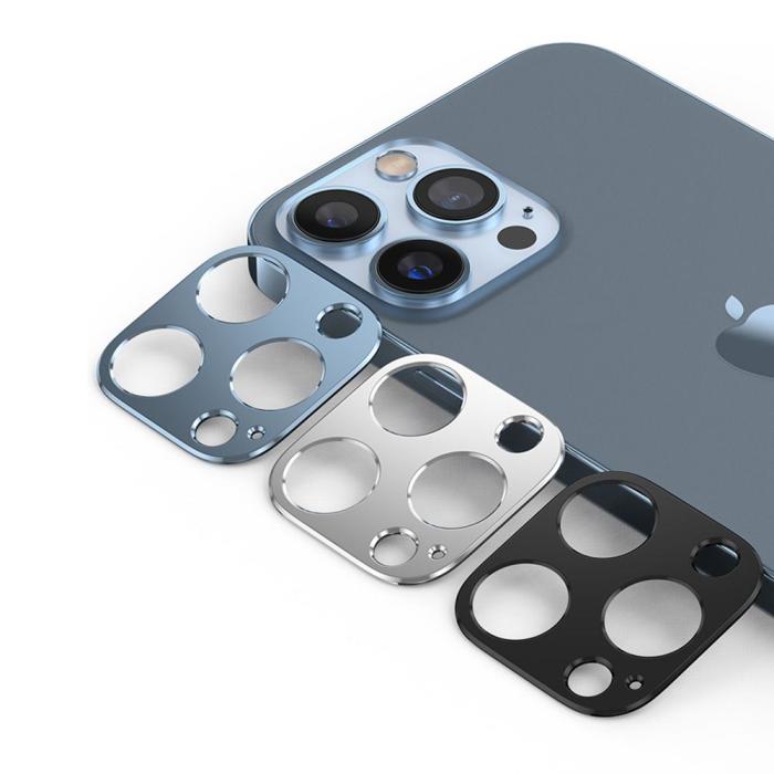 Bild 3, HOFI iPhone 13 Pro / 13 Pro Max Linsskydd Pro+ Aluminium Blå