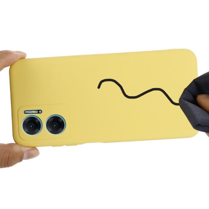 Bild 6, Xiaomi Redmi 10 5G Skal Liquid Silikon Gul