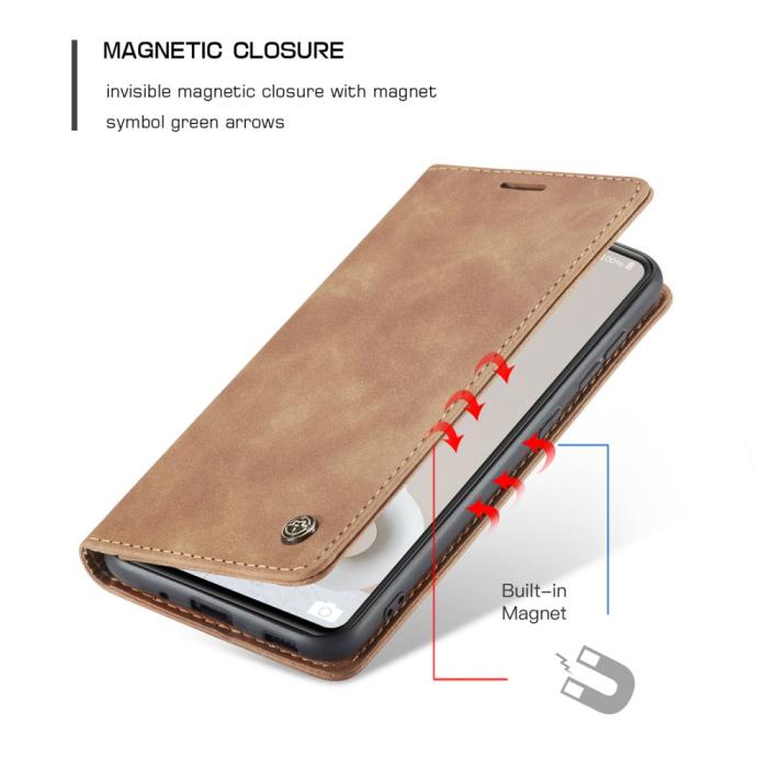 Bild 3, Samsung Galaxy S20 FE - CASEME Retro Fodral - Brun
