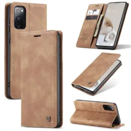 Samsung Galaxy S20 FE - CASEME Retro Fodral - Brun