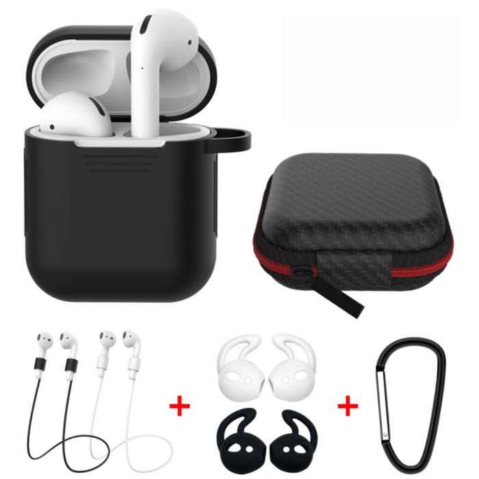 Bild 2, Komplett paket för dina AirPods - Svart