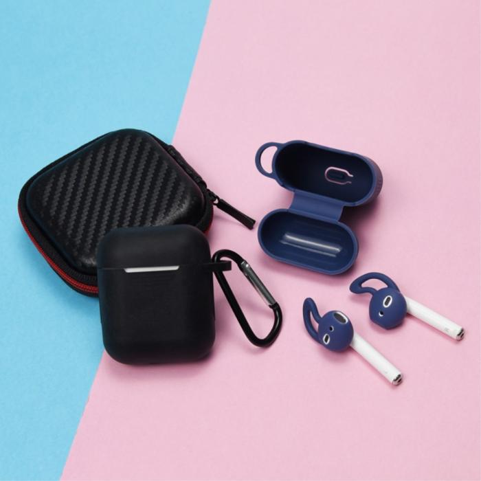 Bild 5, Komplett paket för dina AirPods - Svart