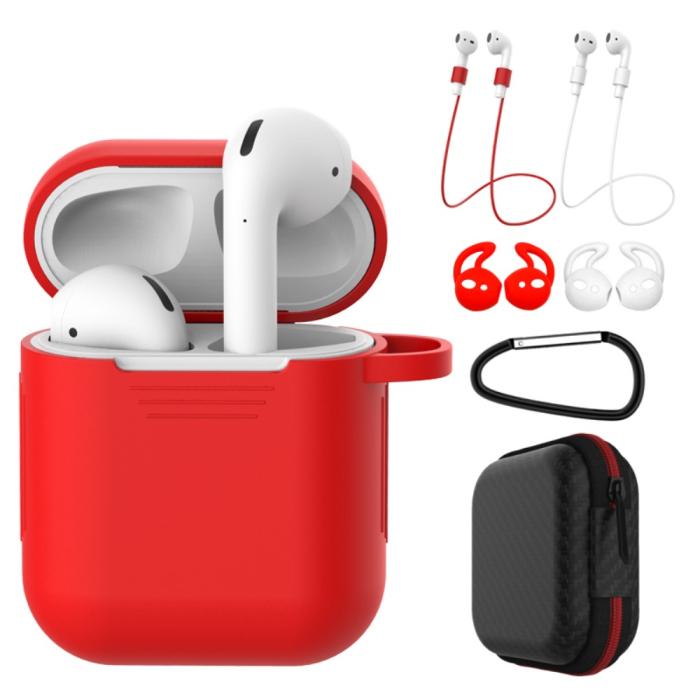 Bild 1, Komplett paket för dina AirPods - Röd