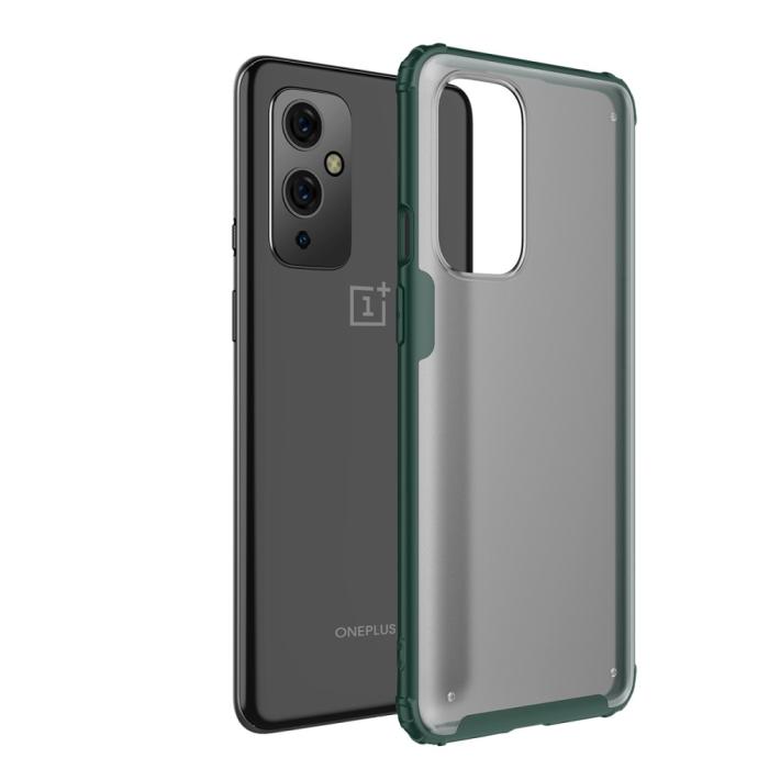 Bild 1, OnePlus 9 - Armor Shockproof Hybrid Skal - Grön