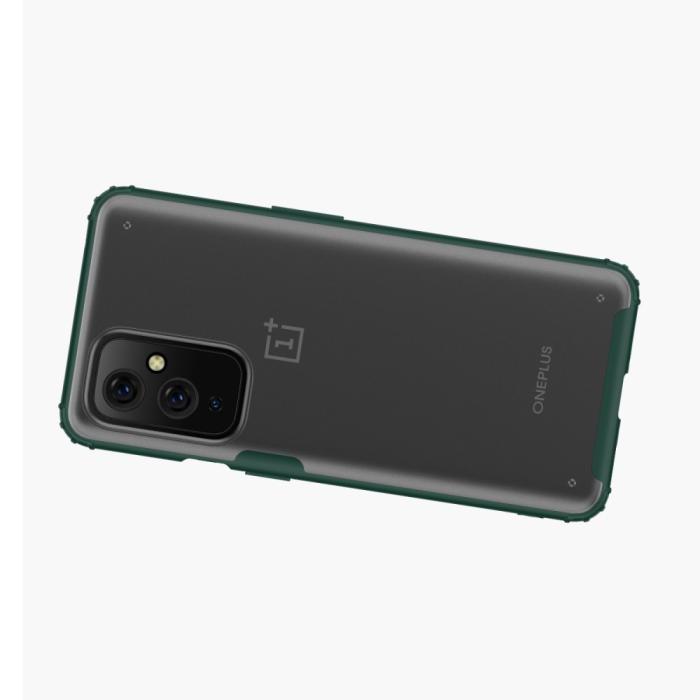 Bild 2, OnePlus 9 - Armor Shockproof Hybrid Skal - Grön