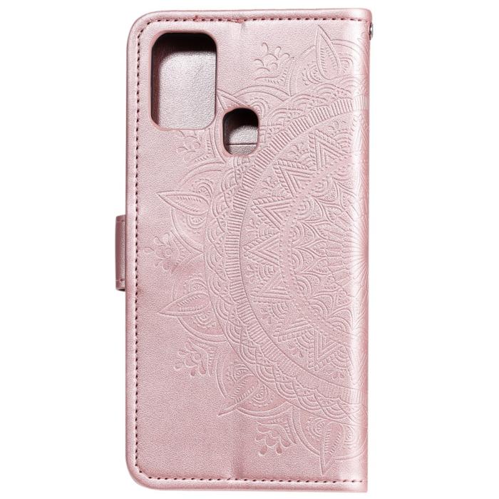 Bild 4, Samsung Galaxy A21s - Mandala Plånboksfodral - Roséguld