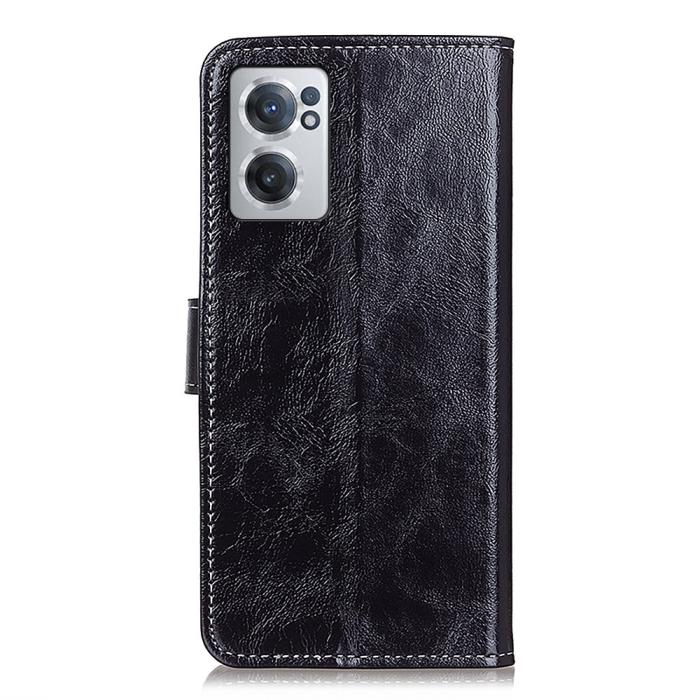 Bild 3, OnePlus Nord CE 2 5G Fodral Retro Läder Svart