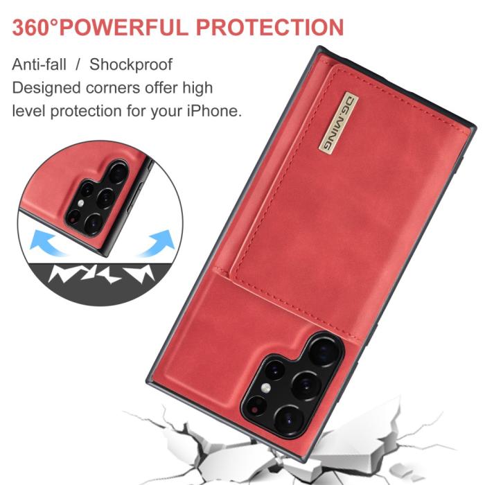 Bild 5, DG.MING Galaxy S24 Ultra Skal 2in1 Magnetisk Avtagbart Kortfack