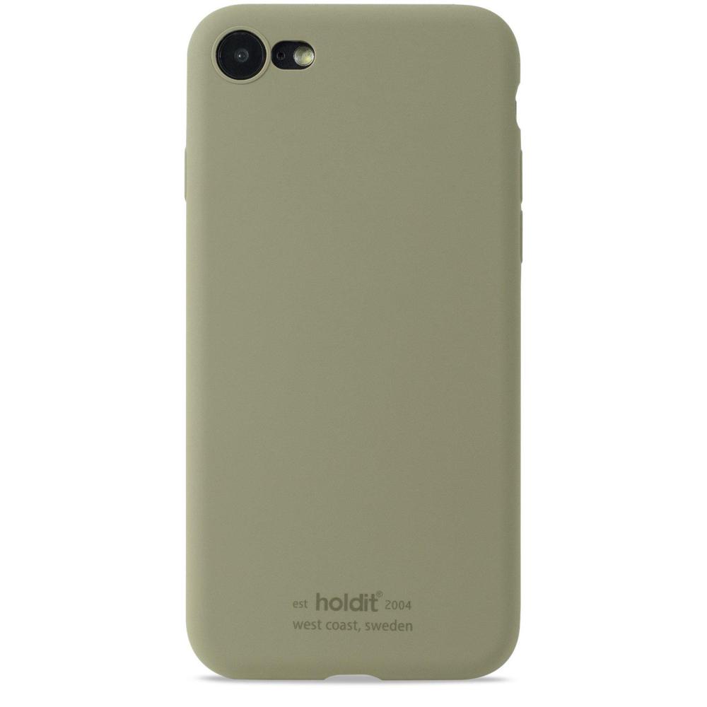 holdit iPhone 7/8/SE Mobilskal Silikon Khaki Green