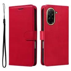 Xiaomi Redmi A5 Fodral L&auml;der R&ouml;d