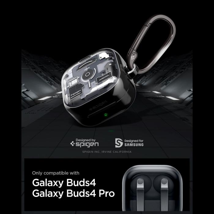 Bild 6, Spigen Galaxy Buds 4/4 Pro Skal Ultra Hybrid Zero One Svart