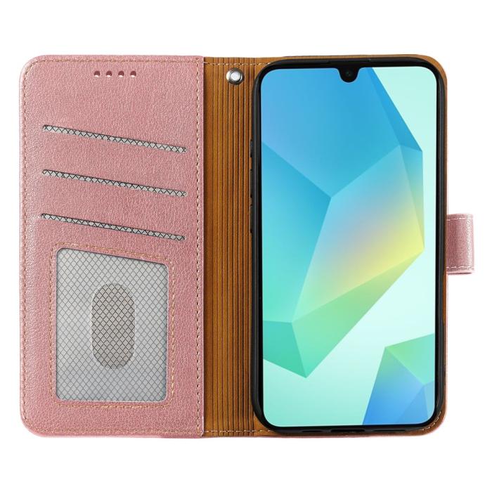 Bild 2, Samsung Galaxy A27 Plånboksfodral Läder Roséguld