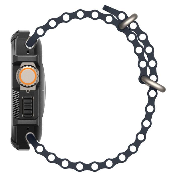 Bild 4, Spigen Apple Watch Ultra 49 mm Skal Rugged Armor Matt Svart