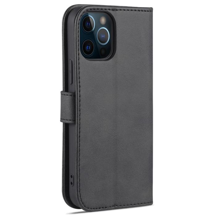 Bild 3, AZNS iPhone 13 Fodral Läder Svart