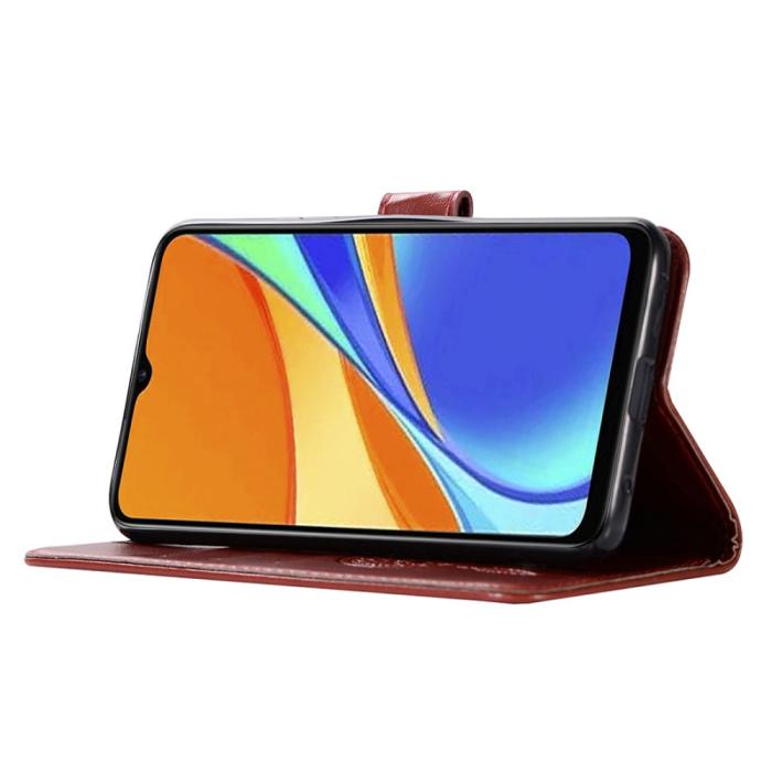 Bild 4, Xiaomi Redmi 9C Fodral Owl Dream Catcher Brun
