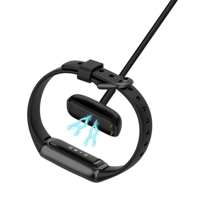 Bild 3, Fitbit Luxe / Charge 5 USB Laddningskabel 1m Svart