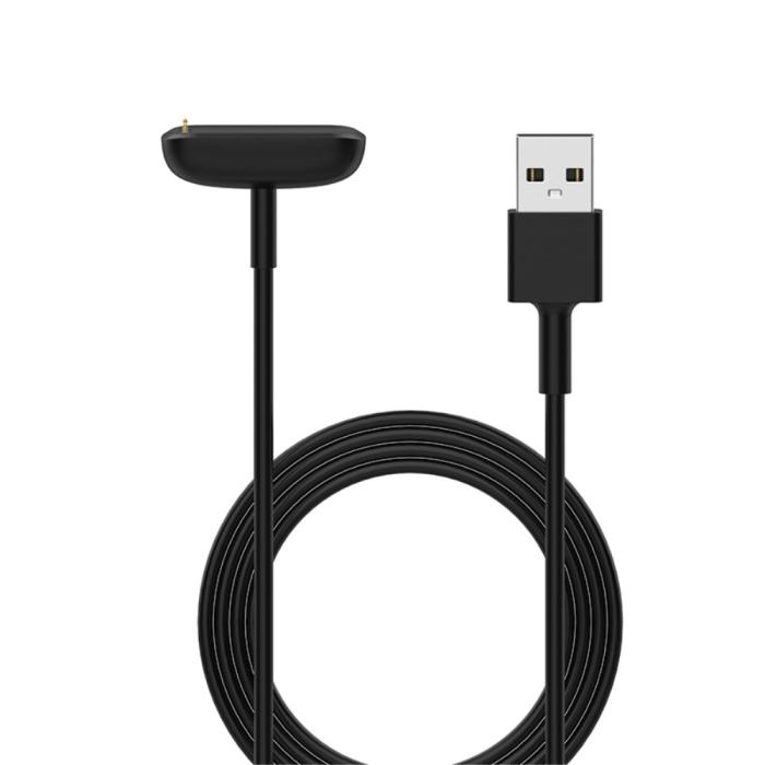 Bild 4, Fitbit Luxe / Charge 5 USB Laddningskabel 1m Svart