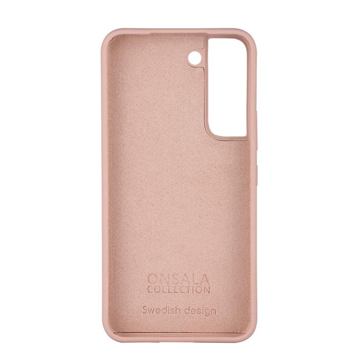 Bild 3, ONSALA Samsung Galaxy S22 Mobilskal Silikon Sand Rosa