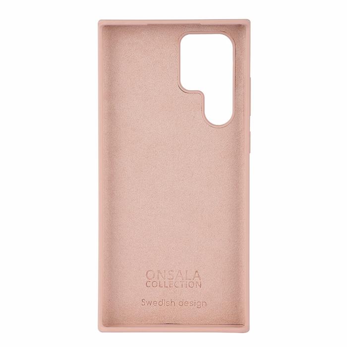 Bild 3, ONSALA Samsung Galaxy S22 Ultra Mobilskal Silikon Sand Rosa
