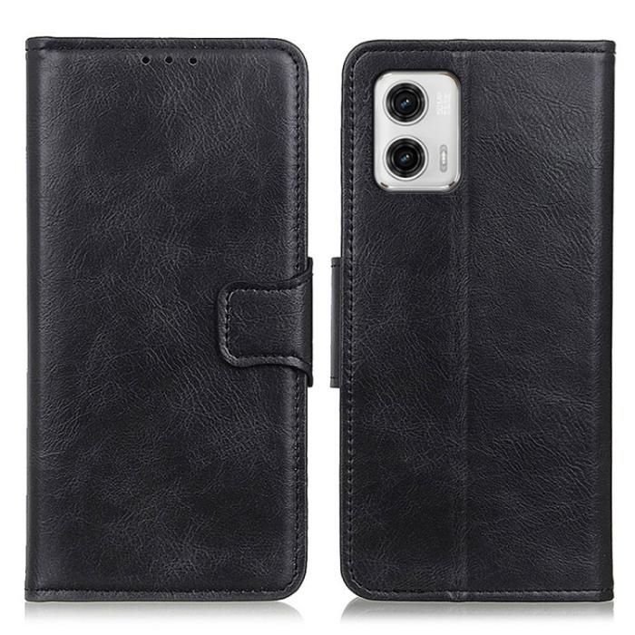 Bild 2, Motorola Moto G73 5G Fodral Crazy Horse Svart