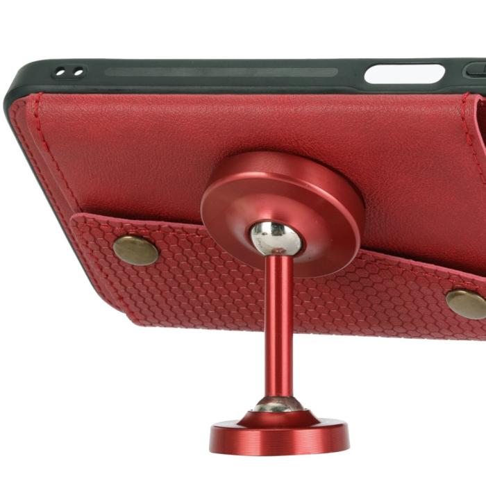 Bild 6, Samsung Galaxy A23 5G Skal Med Kortfack Och Magnet Röd