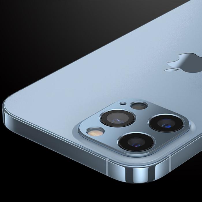 Bild 6, HOFI iPhone 13 Pro / 13 Pro Max Linsskydd Pro+ Aluminium Blå