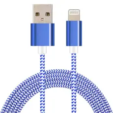 Lightning Nylon Kabel - Blå 1m