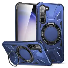 Samsung Galaxy S25/S24 Skal MagSafe Kickstand Hybrid Bl&aring;