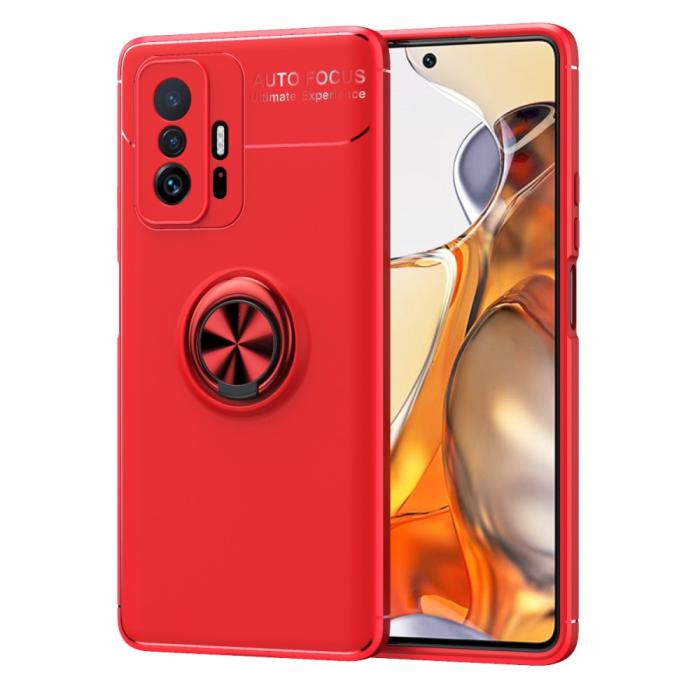 Bild 1, Xiaomi 11T / 11T Pro Skal Ring Röd