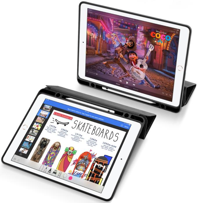 Bild 4, iPad Pro 12.9 (2017) - DUX DUCIS Domo Tri-Fold Fodral - Svart