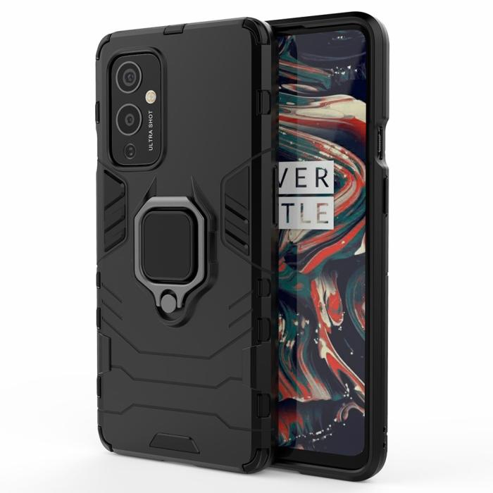 Bild 2, OnePlus 9 - Hybrid Ring Skal - Svart