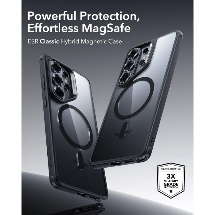 Bild 6, ESR Galaxy S26 Ultra Skal MagSafe Classic Hybrid Transparent/Svart