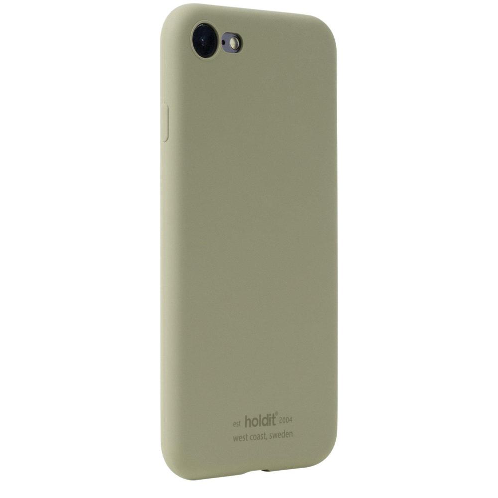 holdit iPhone 7/8/SE Mobilskal Silikon Khaki Green